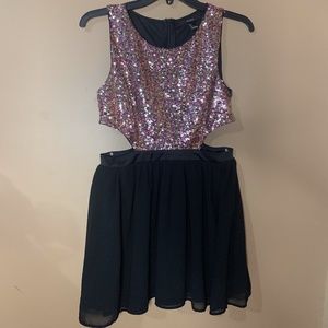 Sequin mini dress